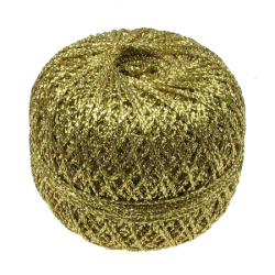 Lame tricotat St 90% șchiop 10% poliamidă 50 grame aur -400 metri