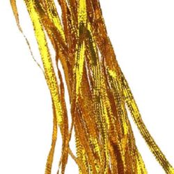 Gold Flat Braided Lame / 3 mm - 330 meters