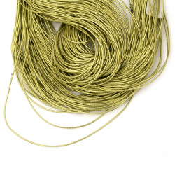Lame tricotat 1,5 mm culoare auriu ~ 100 metri