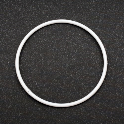 Ринг/пръстен от пластмаса 145 мм бял