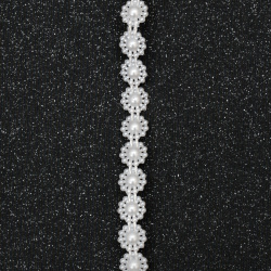 Se răspândește  perla  10 mm culoare alb -1 metru
