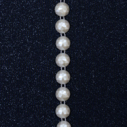Se răspândește perla 10 mm culoare crem -1 metru