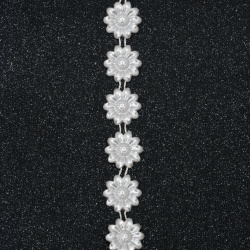 Se răspândește  perla 22 mm alb -1 metru