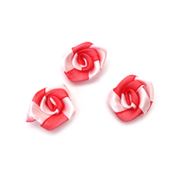 Satin rose for decoration 50 mm