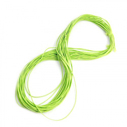 Not Available Online. You can also buy at EM ART stores and at +359 884 000 893 Elastic Cord, with Nylon Outside and Rubber Inside 0.6 mm 1st quality green ~ 27 meters