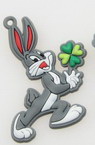 Rubber Figurine / Bugs Bunny with Four Leaf Clover / 40 mm - 10 pieces