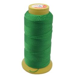 Polyester Thread, Dyed, DIY Jewelry Artwords Decoration 0.3 mm green -457 meters
