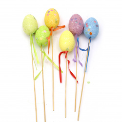 Not Available Online. You can also buy at EM ART stores and at 0884400631 Easter Set of Styrofoam eggs 57x39 mm per stick 170 mm colors MIX -6 pieces