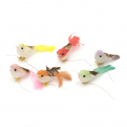 Not Available Online. You can also buy at EM ART stores and at +359 884 000 893 Plastic Sparrow for decoration 50x35x17 mm MIX - 24 pieces