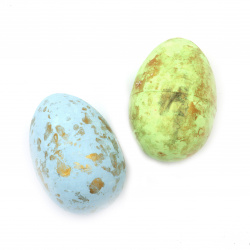 Комплект яйца от стиропор 40x60 мм цвят МИКС -6 броя