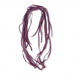 Faux Suede Jewelry Cord 5 mm purple light -10 pieces x 1 meter
