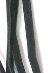 Faux Suede Jewelry Cord 5 mm black -10 pieces x 1 meter