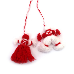 Martisor  Pijo și Penda 6 cm 17 cm încrucișate - 10 bucăți
