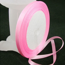Satin Ribbon, Decoration, Wedding, DIY, Craft 6 mm pink -22 meters