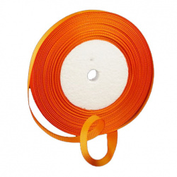 Satin Ribbon, Decoration, Sewing, Wedding, Hair Bow, DIY10 mm orange ~ 22 meters
