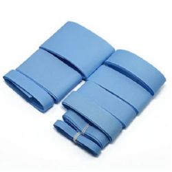 Set of Satin Grosgrain Ribbons from 6 mm to 50 mm - 9 sizes x 1 meter / Blue