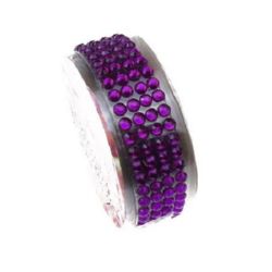 Adhesive ribbon with crystals 18 mm