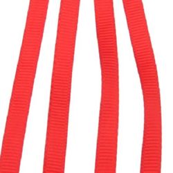 Grosgrain Satin Ribbon for Gift Wrapping, Bouquets, Decoration / 6 mm / Red - 10 meters