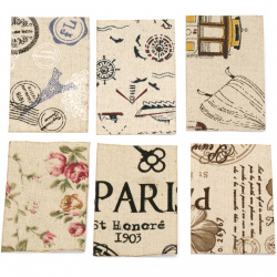 Not Available Online. You can also buy at EM ART stores and at +359 884 000 893 Fabric 100x65 mm self-adhesive stamp MIX -12 pieces