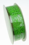 Лента полипропилен 15 мм самозалепваща зелена с панделки -1 метър