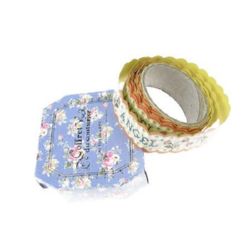 Washi Tape, Decorations, Gift Wrapping, DIY Crafts, Scrapbooking, Decoupage 20 mm self-adhesive orange -1.5 meters