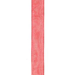 Organza ribbon 20 mm coral color -45 meters
