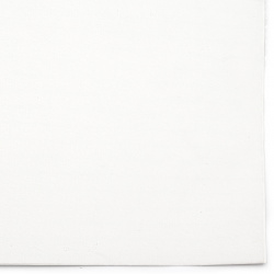 Piele de căprioară 19x27 cm culoare autoadezivă alb