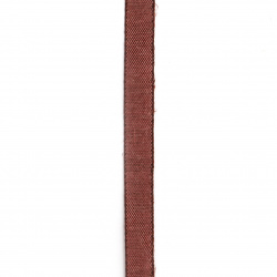 Βαμβακερή κορδέλα 9 mm κερασί -3 μέτρα