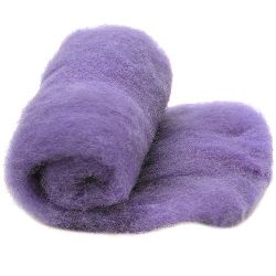 Lână 100% Pâslă pentru textile nețesute 700x600 mm calitate extra violet -50 grame