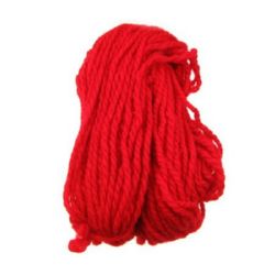 Yarn wool two layers of red -100 grams