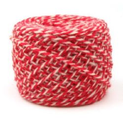 Twisted Martenitsa Yarn / 100% Wool / 100 grams - 160 meters