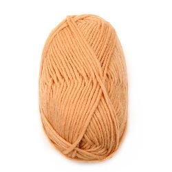 Amalia yarn 100% peach wool -100 grams