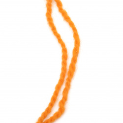 Μάλλινο δίκλωνο νήμα   πορτοκαλιού -100 γραμμάρια