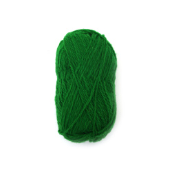 Wool Yarn ETHNO / Green / 100 grams - 170 meters