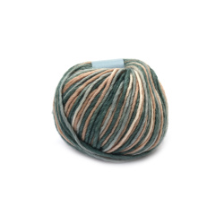 RILA Yarn: 60% Wool, 40% Acrylic / Green, Beige, White / 110 meters - 100 grams