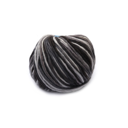 RILA Yarn - 60% Wool, 40%  Acrylic / Gray Melange / 110 meters - 100 grams