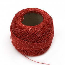 Red Thread CAMELIA: 70% Polyester, 30% Lamé - 190 meters - 20 grams
