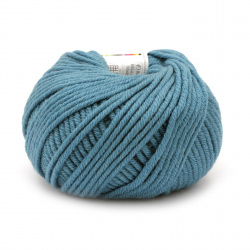 Yarn MERINO PASSION 100% merino wool super color blue 50 grams -55 meters