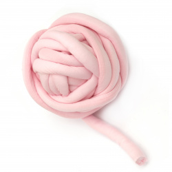 Yarn Marshmallow - 35% Cotton,  65% Polyamide; Filling: 100% Polyester Fibers / Pink - 25 meters ~ 500 grams