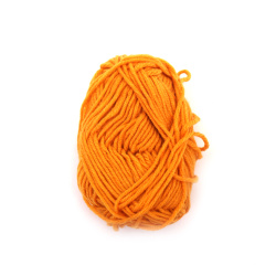 Turmeric Blended Yarn - 50% Acrylic, 30% Cotton, 20% Milk Cotton, 70m - 25g