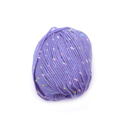 Color CONFETTI Yarn: 65% Silk Cashmere, 35% Cotton / Denim Color - 50 grams