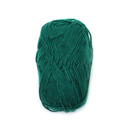 Fir 100% acrilic culoare verde închis ~50 grame