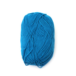 Fir 100% acrilic culoare albastru ~50 grame
