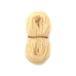 Hank Yarn LIVE WOOL, White - 25 grams