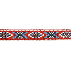 Braid, 20 mm, Red with White and Blue - 5 Meters