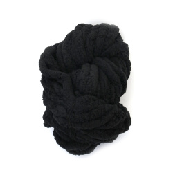 Fir de chenilă 100% poliester grosime 20 mm culoare gri grafit ~240 grame -25 metri