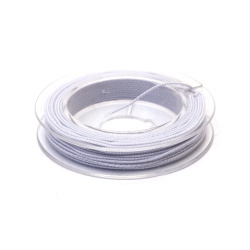 Bandă elastică 0,6 mm albă ~10 metri