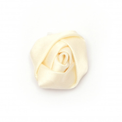 Rose 25x15 mm champagne - 10 pieces