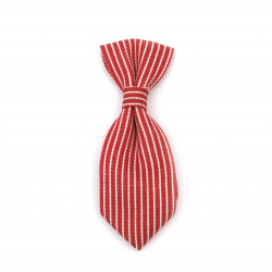 Γραβάτα υφασμάτινη 68 ~ 71x23 ~ 25x7 ~ 9,5 mm κόκκινο -2 τεμάχια