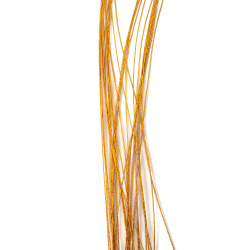 Sârmă pentru flori aurie 0.5 mm ~80 cm - 30 bucăți